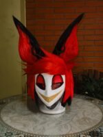 Yis Cosplay Custom Demon Alastor Cosplay Fursuit Head - 图片 3