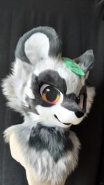 Yis Cosplay Custom Raccoon Kemono Fursuit Head - 图片 2