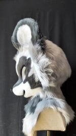 Yis Cosplay Custom Raccoon Kemono Fursuit Head - 图片 4