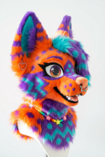 Yis Cosplay Custom Fox Kemono Fursuit Head - 图片 3